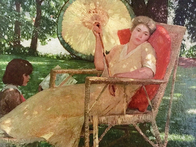 1880-Rae Sloan Bredin - Ombre sul prato